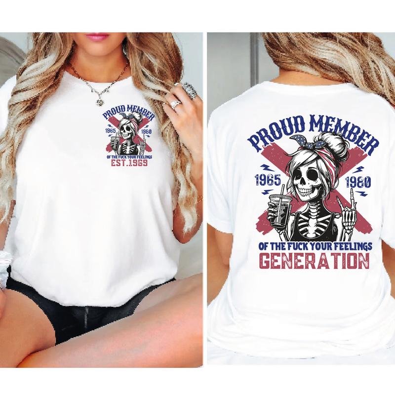 Proud Gen X Shirt: Raised On Hose Water, Vintage Humor T-Shirt with Sarcasm Quotes, Customize