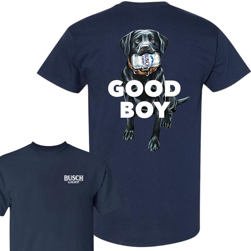 Busch Light Good Boy T-Shirt, Beer Lover Graphic T-Shirt, Full Color T-Shirt, For Men, For Women