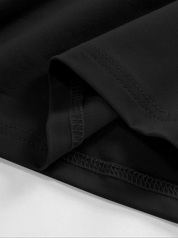 Men's Letter Graphic Print Round Neck Tee, Regular Fit Street Fashion Casual Short Sleeve T-shirt for Summer, Graphic Tees,Â Men'sÂ Streetwear Top for Daily Wear