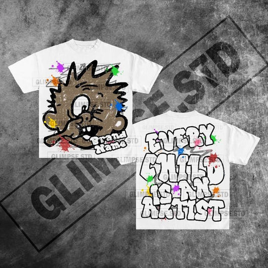 Y2K Graphic Every Artist Personalize Printed Tshirt Casual Cotton