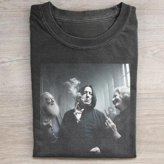 Vintage Professor Severus Snape Smoking Graphic Tee, Harry Potter Movie Tshirt, Parody Movie Shirt, Funny Shirt, Movie Lover Gifts