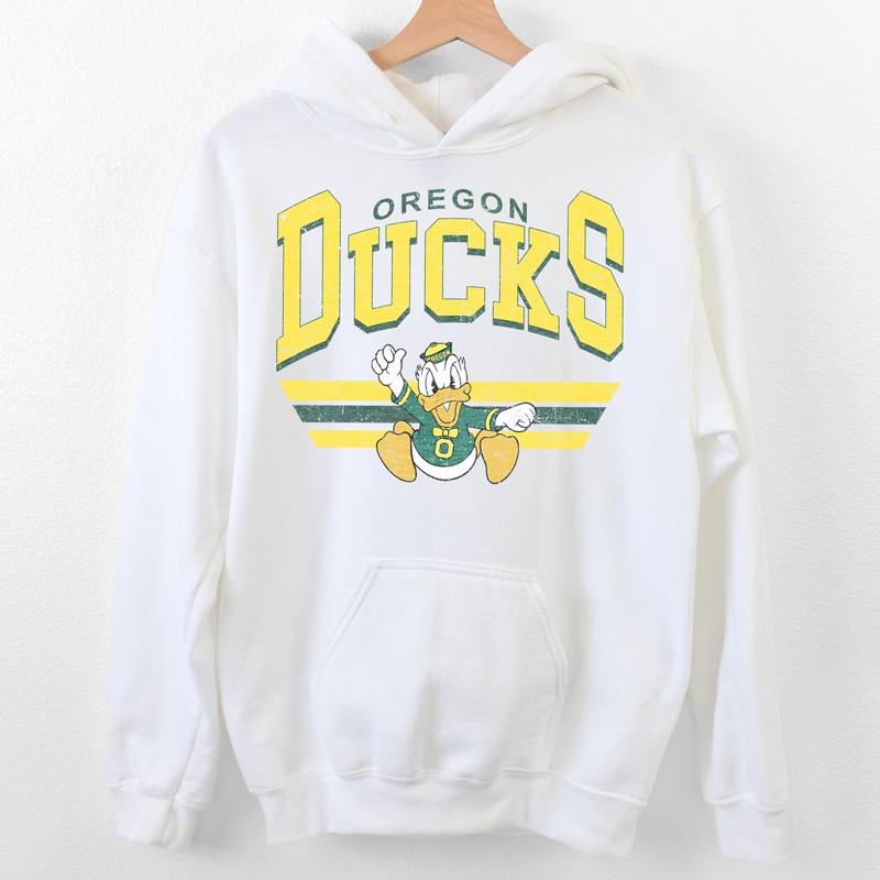 37. Oregon Ducks Vintage NCAA Football Sweatshirt, University Sports Fan Hoodie, Classic Apparel Gift Collection