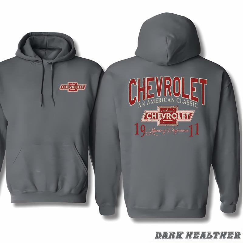 Chevrolet An American Classic Big & Tall Hoodie, Athleisure Wear, Universal Style Options, Classic Cotton, Menswear Unisex, Unisex