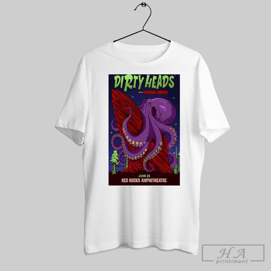 Poster Dirty Heads Morrison Co June 26 2025 Red Rocks Amphitheatre T Shirt