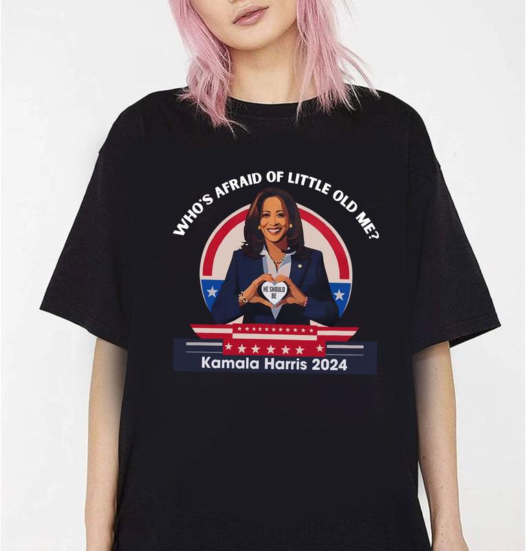 Who's Afraid of Little Old Kam Shirts, He Should Be Sweatshirt, Funny Vote for Blue Tshirt