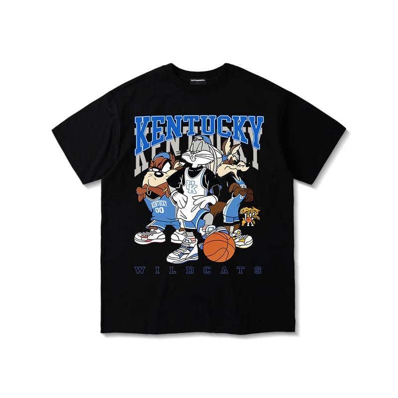 Vintage NCAA Kentucky Wildcats Looney Tunes Shirt, Kentucky Wildcats Shirt, University of Kentucky Wildcats, NCAA Basket Casual Menswear Top Graphic