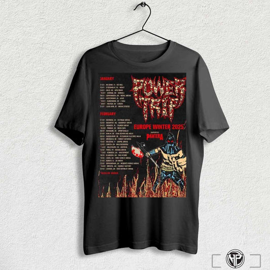 Power Trip Europe Winter 2025 With Pantera Performances Scheduled On January And February Shirt
