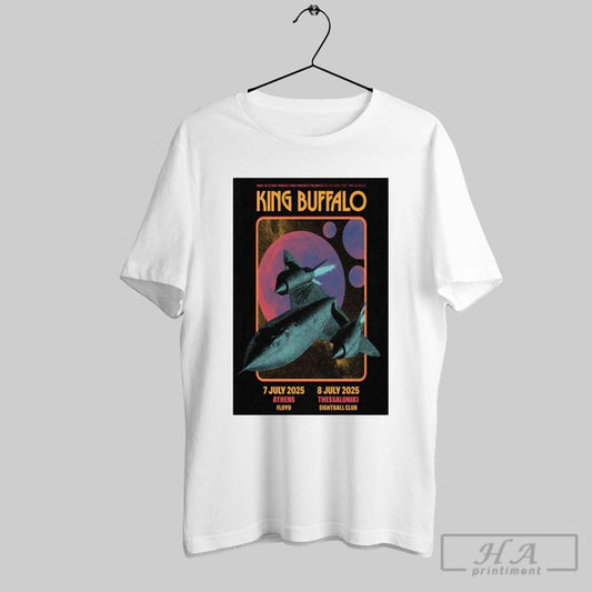 Poster King Buffalo Thessaloniki Greece Jul 8 2025 T Shirt