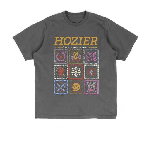 Unreal Unearth Hozier T-shirt, Hozier Tour 2024 Shirt, Vintage Hozier Sweatshirt Menswear Top Underwear Streetwear
