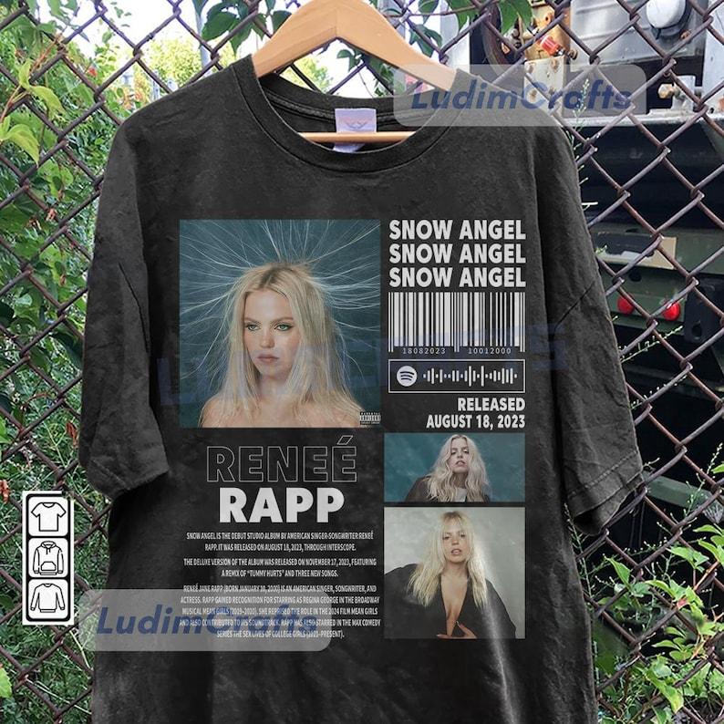 Renee Rapp Music Merch Shirt, Snow Angel Renee Album 90s Tee, Renee Rapp Tour 2024 Gift Bootleg Inspired Sweatshirt 2201 PTP - Unisex T-Shirt, Long Te