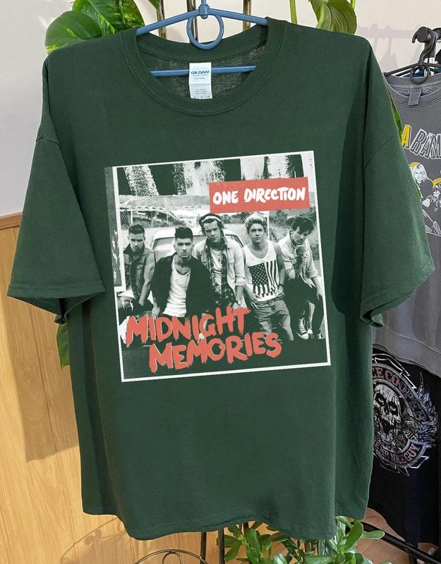 One Direction Band Shirt Concert tour merch vtg Graphic design T-Shirt 92610