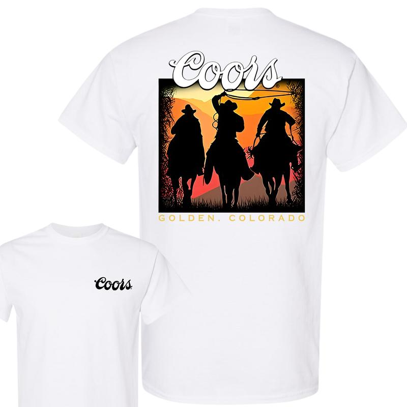 Coors Cowboy T-shirt, Unisex T-Shirt, Full Color T-Shirt, For Men, For Women