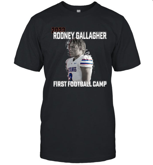 2023 Rodney Gallagher First Football Camp T Shirts