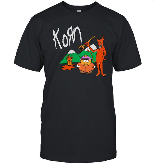 1999 Korn X South Park T Shirt