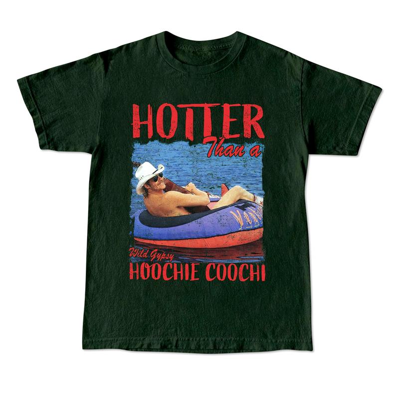 Hotter Than A Hoochie Coochie Shirt, Vintage Western Trendy Tee, Cowgirl Country Shirt, Retro Cowboy Shirt Menswear Birthday