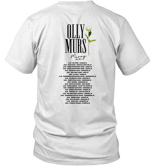 Olly Murs Marry Me Tour New T Shirt