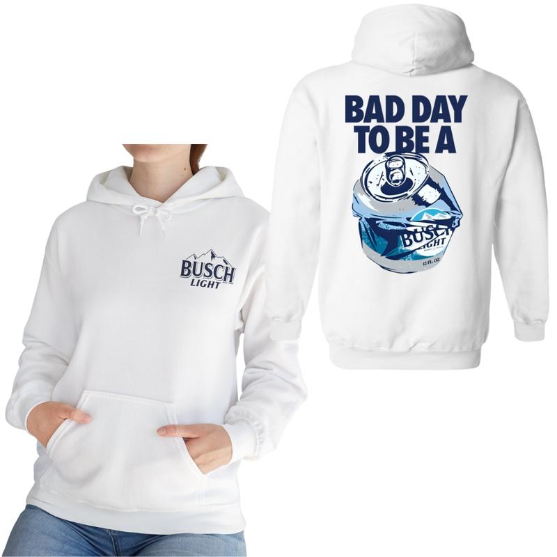 Bad Day to Be a Busch Light 2 Sides Printed Gildan-Unisex Hoodie Cotton