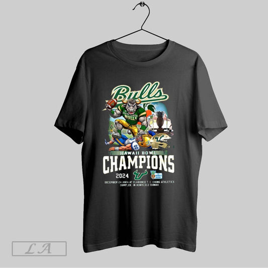 South Florida Bulls Hawaii Bowl Champions 2024 Unisex T Shirts