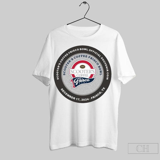 Scooters Coffee Frisco Bowl Souvenir Coin December 17 2024 Frisco Tx Circle Graphic T Shirt Sweater