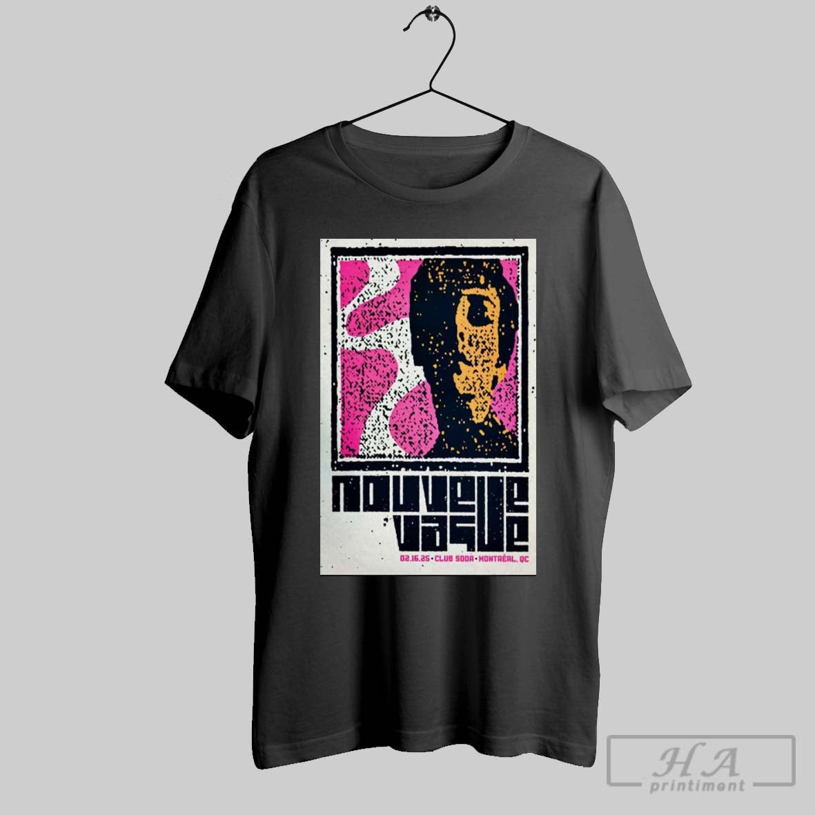 Poster Nouvelle Vague Club Soda In Montreal Qc February 16 2025 T Shirt
