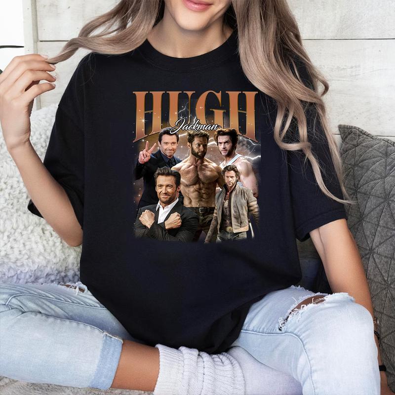 Hugh Shirt Jackman Shirt Gift For Woman and Man Unisex T-Shirt