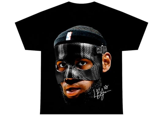 LEBRON JAMES T-SHIRT  Rare Jumbo Merch  The Last Dance Vintage 90s Style Face Graphic Bootleg T-shirt