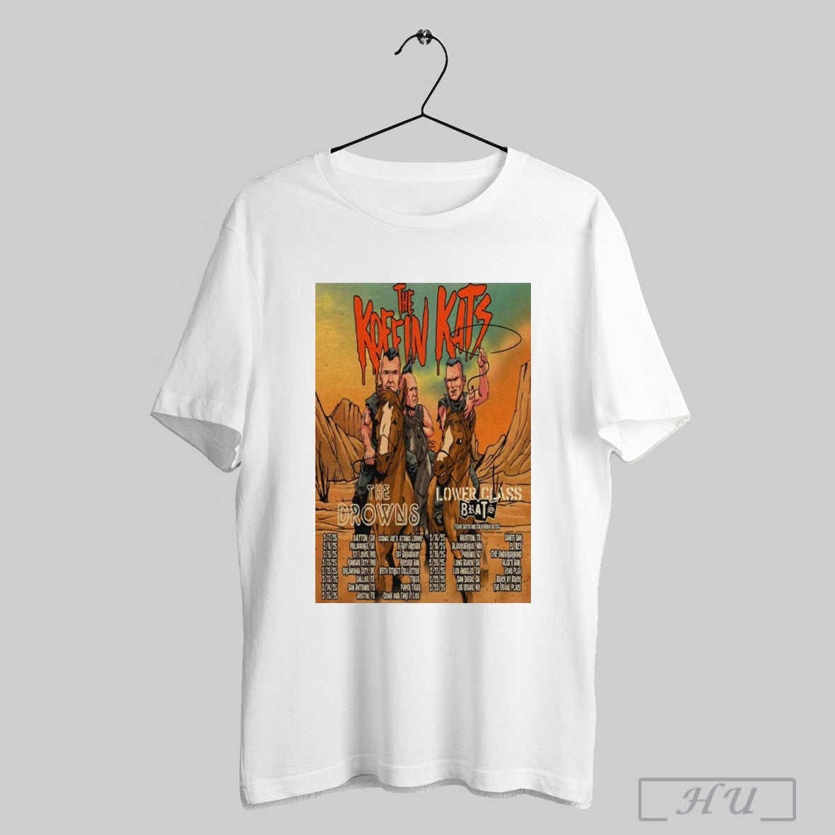 Poster The Drowns El Rey Feb 18 2025 Albuquerque Nm Event T Shirt Sweatshirt