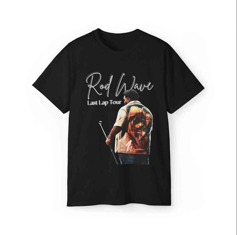 Rod Wave Last Lap Tour T-shirt  Cotton Shortsleeve Gift For Fan All Size Fashion