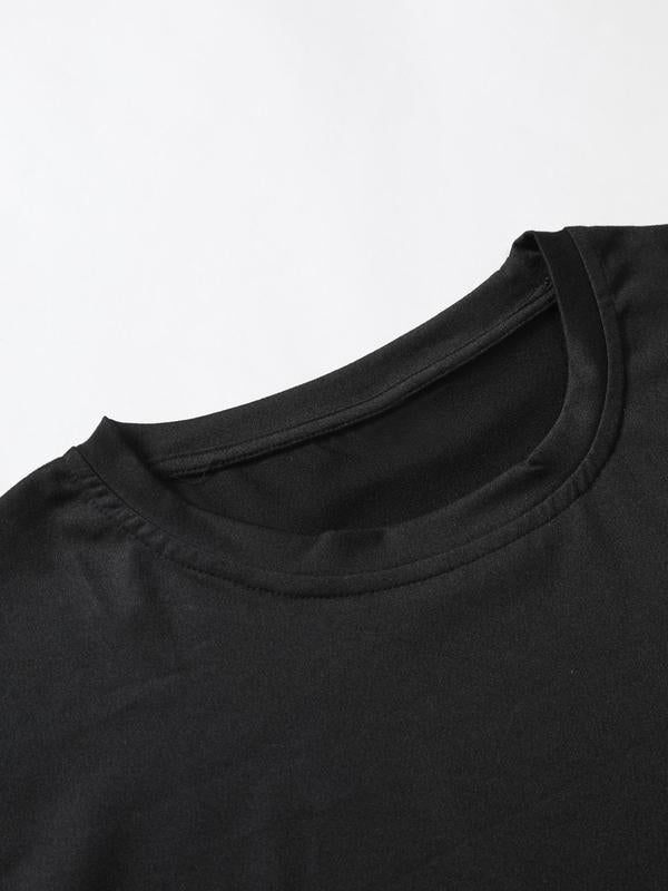 Men's Thin Letter & Graphic Round Neck Tee, Fashion Casual Vintage Regular FitÂ Vintage Sculpture Print Short Sleeve T-Shirt, Streetwear, Graphic Tees,Â Men Clothes for Summer