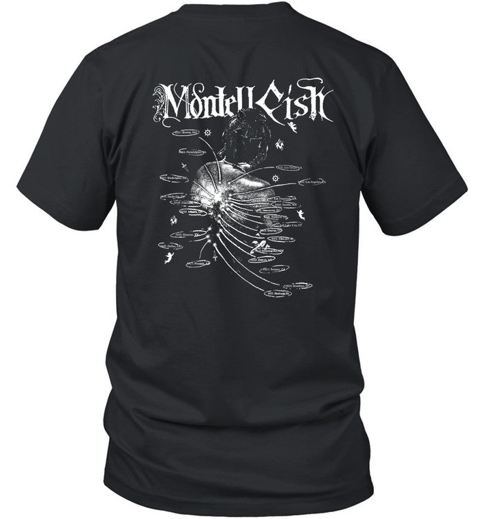 Montell Fish Rorschach Tour T Shirt