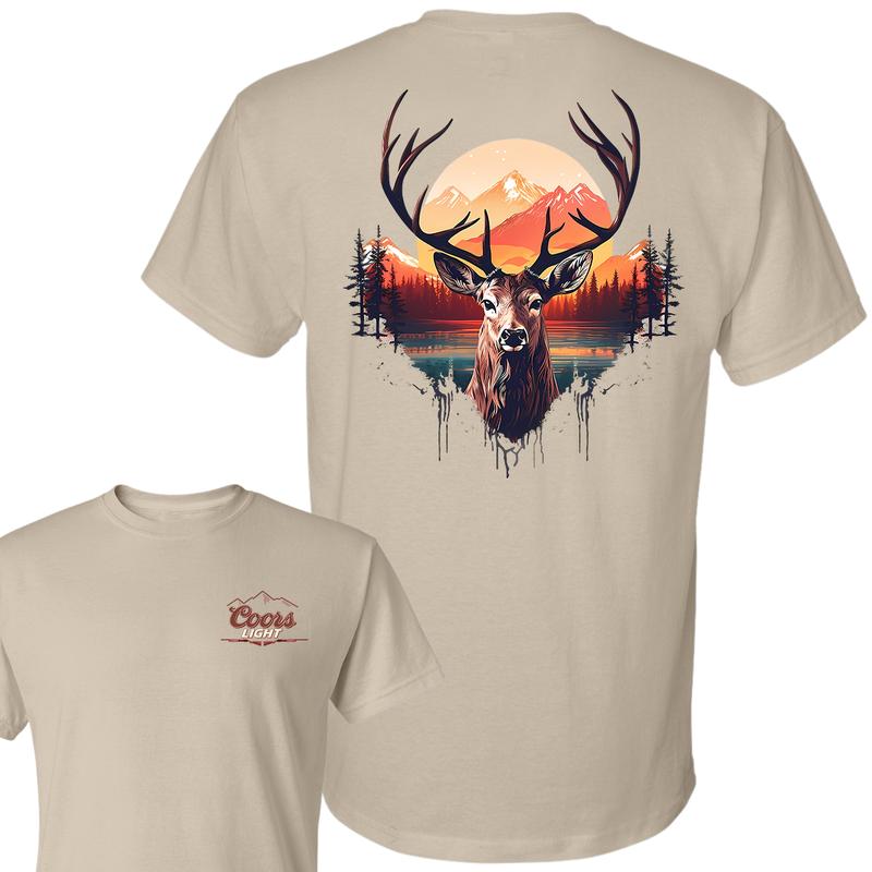 Summer Hunting Deer T-Shirt, Coors Light Hunting T-shirt, Unisex T-shirt, For Men, For Women