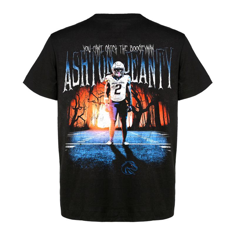 Ashton Jeanty Boogeyman Graphic T-Shirts | Heavy Cotton | Men's & Women's Retro American College Football Shirt