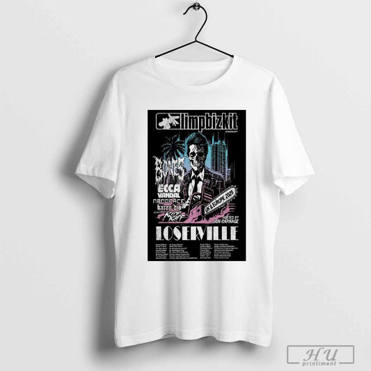 Poster Limpbizkit UK aND EU Tour 2025 T-shirt