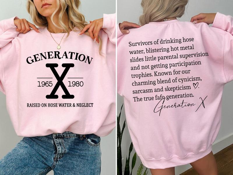 Gen X Shirt Raised On Hose Water And Neglect T-Shirt, Vintage Inspired Shirt, Funny Saying Shirt, Sarcasm Quotes Shirt, Humorous Shirt