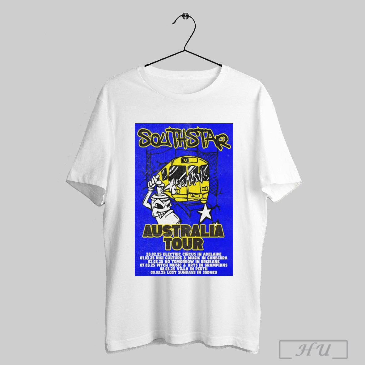 Poster Southstar Australia 2025 Tour Electric Circus In Adelaide T Shirt Sweatshirt