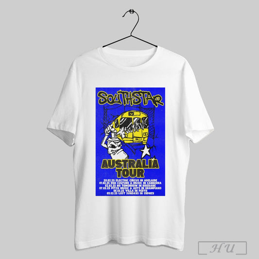 Poster Southstar Australia 2025 Tour Electric Circus In Adelaide T Shirt Sweatshirt