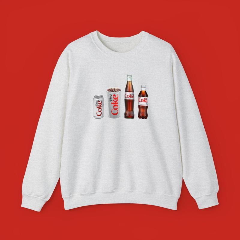 Diet Coke Unisex Crewneck Sweatshirt Fabric Menswear