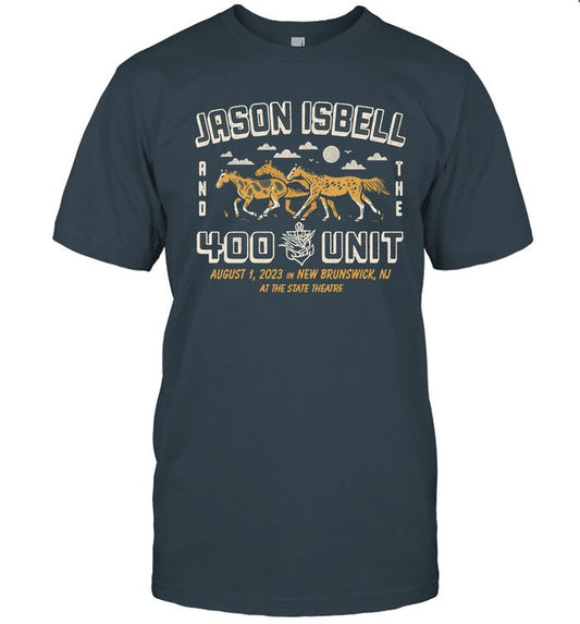 Jason Isbell And The 400 Unit 2023 Tour New Brunswick, NJ T-Shirt
