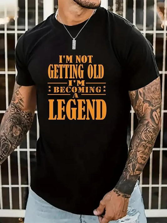 Men's Graphic Print Crew Tee, Casual Summer Short Sleeve T-shirt for Streetwear, Trendy Style for Stylish MenÃ¢â‚¬â„¢s Everyday Wear