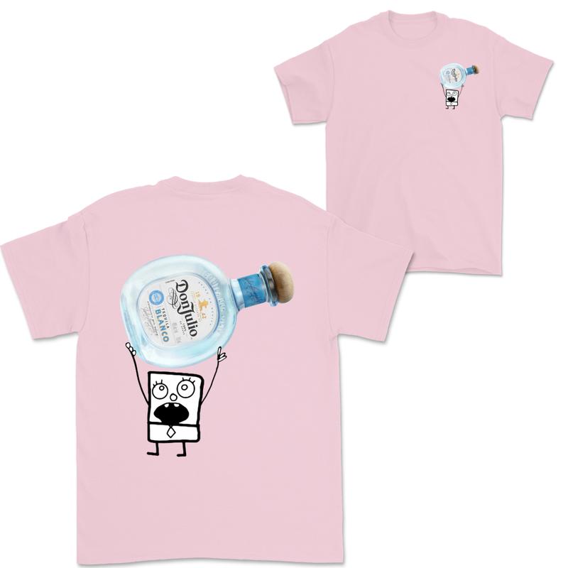 Doodlebob Don Julio Blanco Tequila  2 Sided T-Shirt, Funny Drinking T-Shirt, Summer T-Shirt, Full Color T-Shirt, Unisex T-Shirt, For Men, For Women, Gift For All Menswear Top