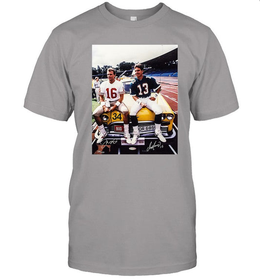 Joe Montana and Dan Marino Vintage Shirt