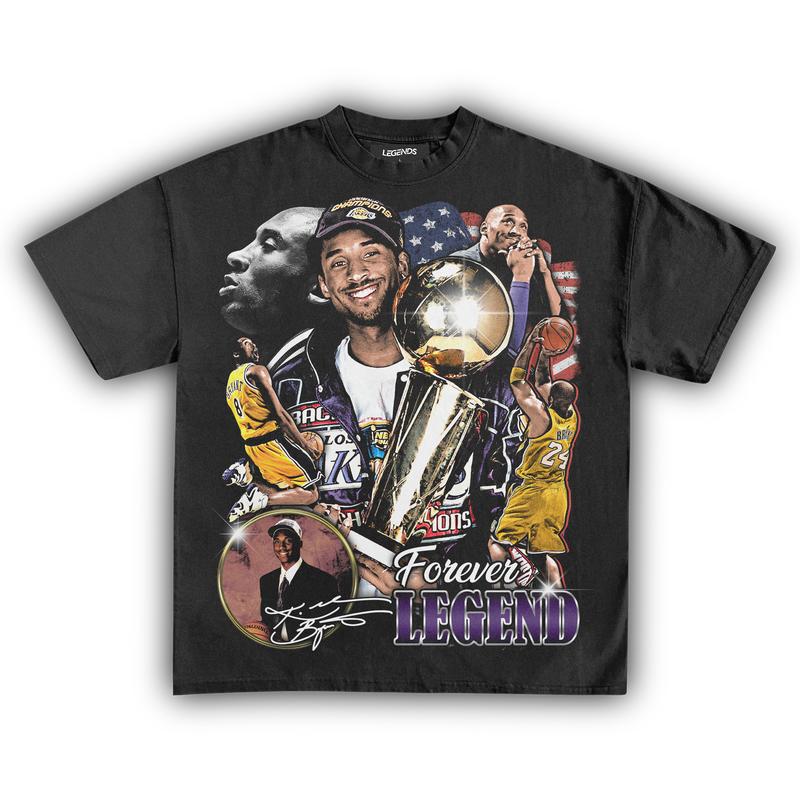 KB LEGEND FOREVER VINTAGE TEE  MEN'S GRAPHIC T-SHIRT SWEATSHIRT HOODIE  GIFT FOR FAN