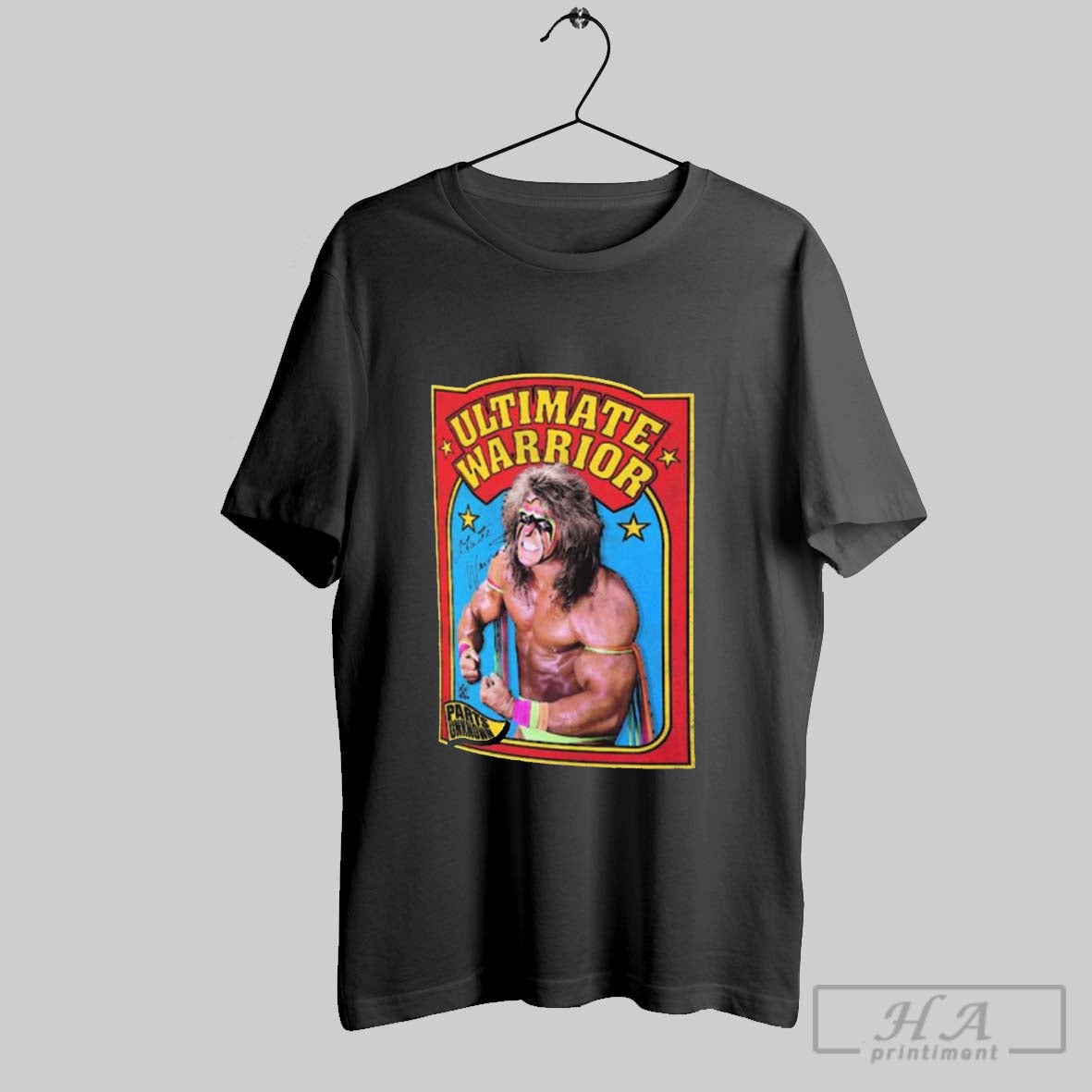 Ripple Junction The Ultimate Warrior Retro Sports Card Parts Unknown Signature Wwe 2025 T Shirt