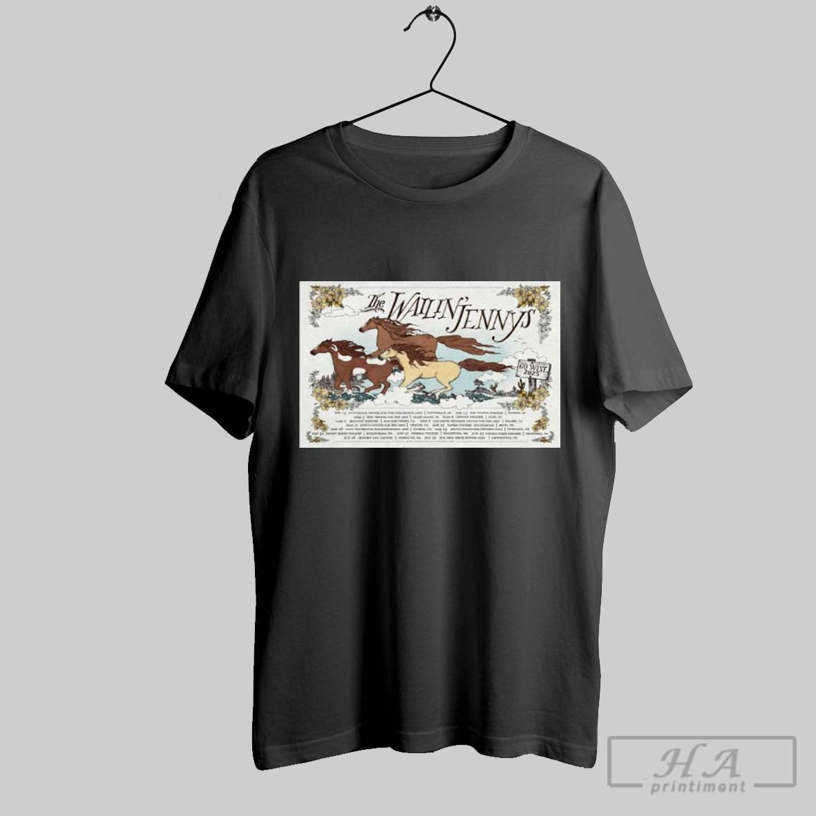 Poster The Wailin Jennys 2025 Go West Tour February 14 Scottsdale Center Por The Performing Arts T Shirt