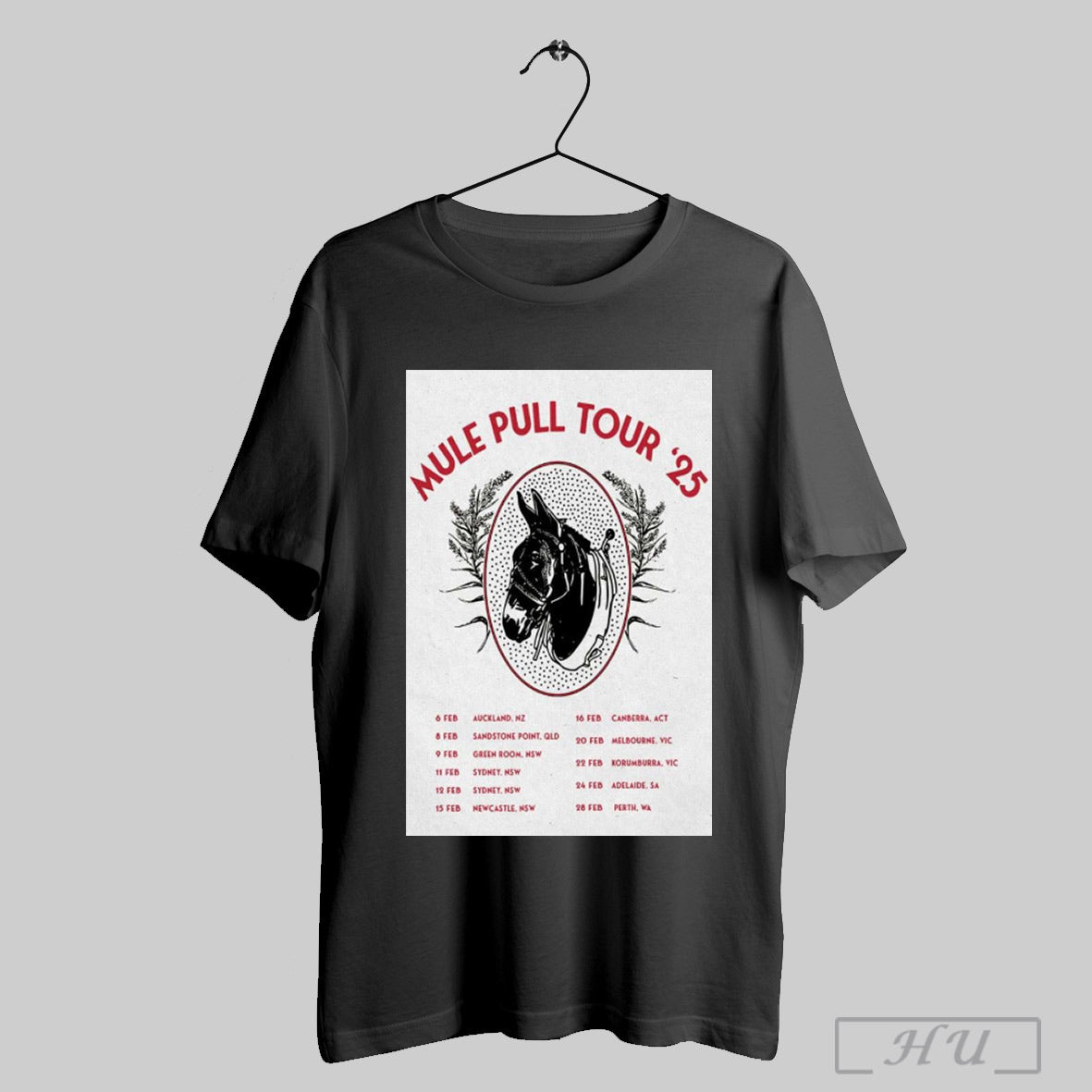 Poster Tyler Childers Mule Pull Tour February 2025 T Shirt Sweatshirt