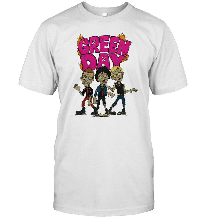 Green Day Walking Zombie Hot T Shirt