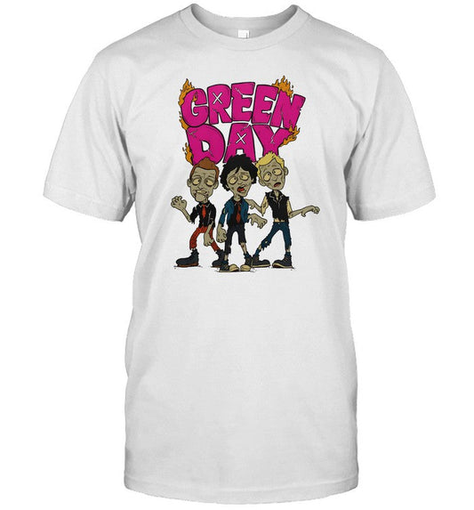 Green Day Walking Zombie Hot T Shirt