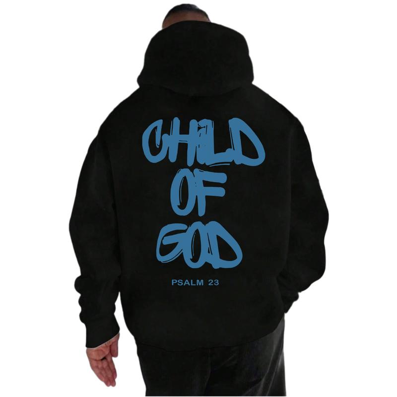 Child Of G0d Back Side Print Hoodie Unisex Classic Cotton