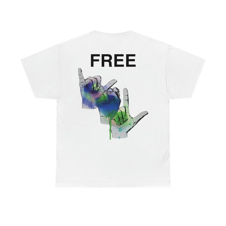 FREE THUG T-Shirt, Young Thug Mugshot Graphic Tee, Creative Unisex Apparel with Unique Rap Influence, Stylish Gifts for Hip Hop Fans