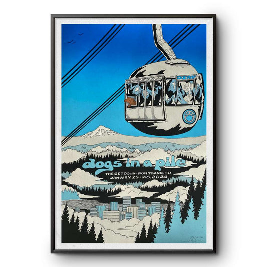 Dogs In A Pile Concert January 25-26 2025 The Get Down Music Venue Poster